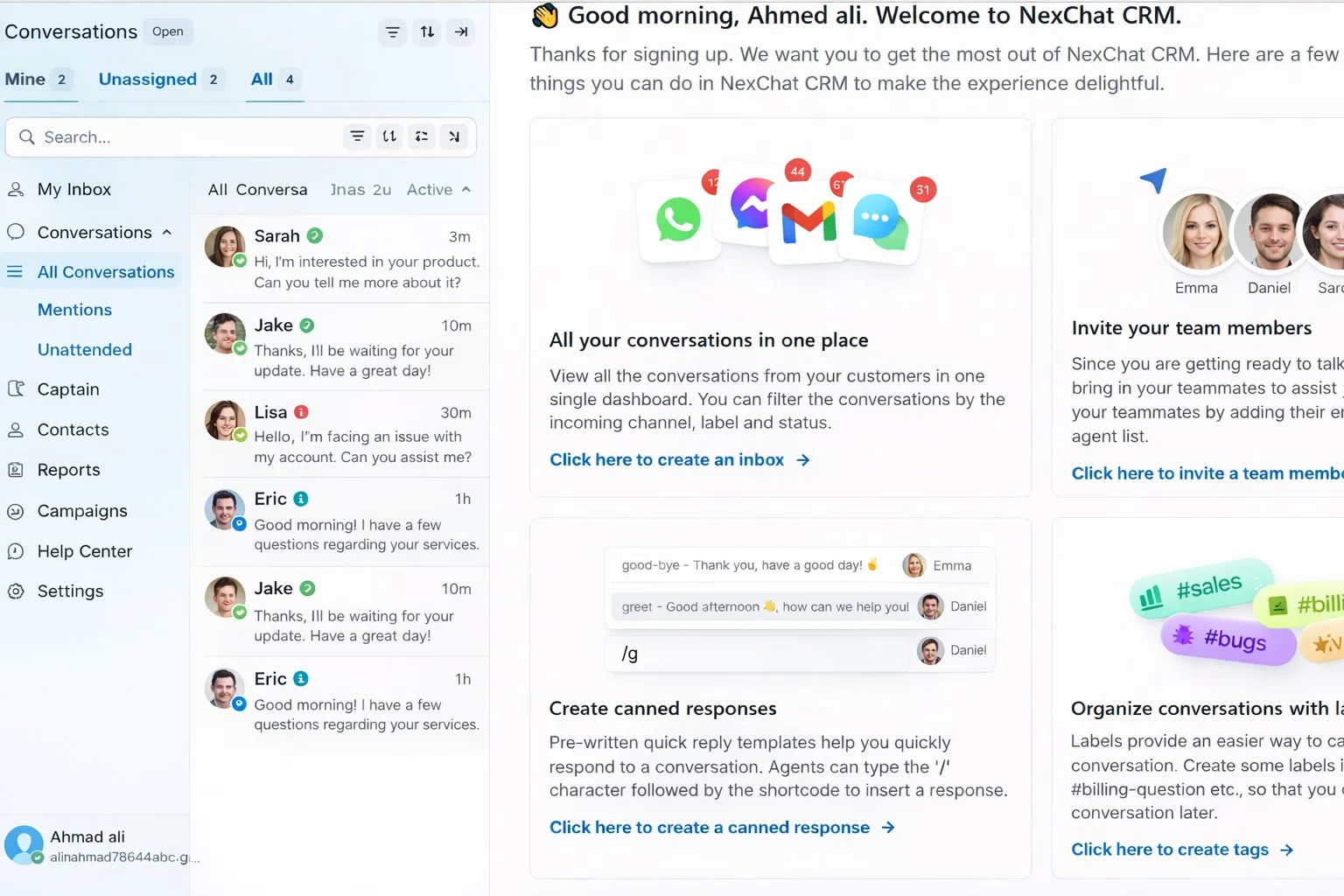NexChat screenshot 1