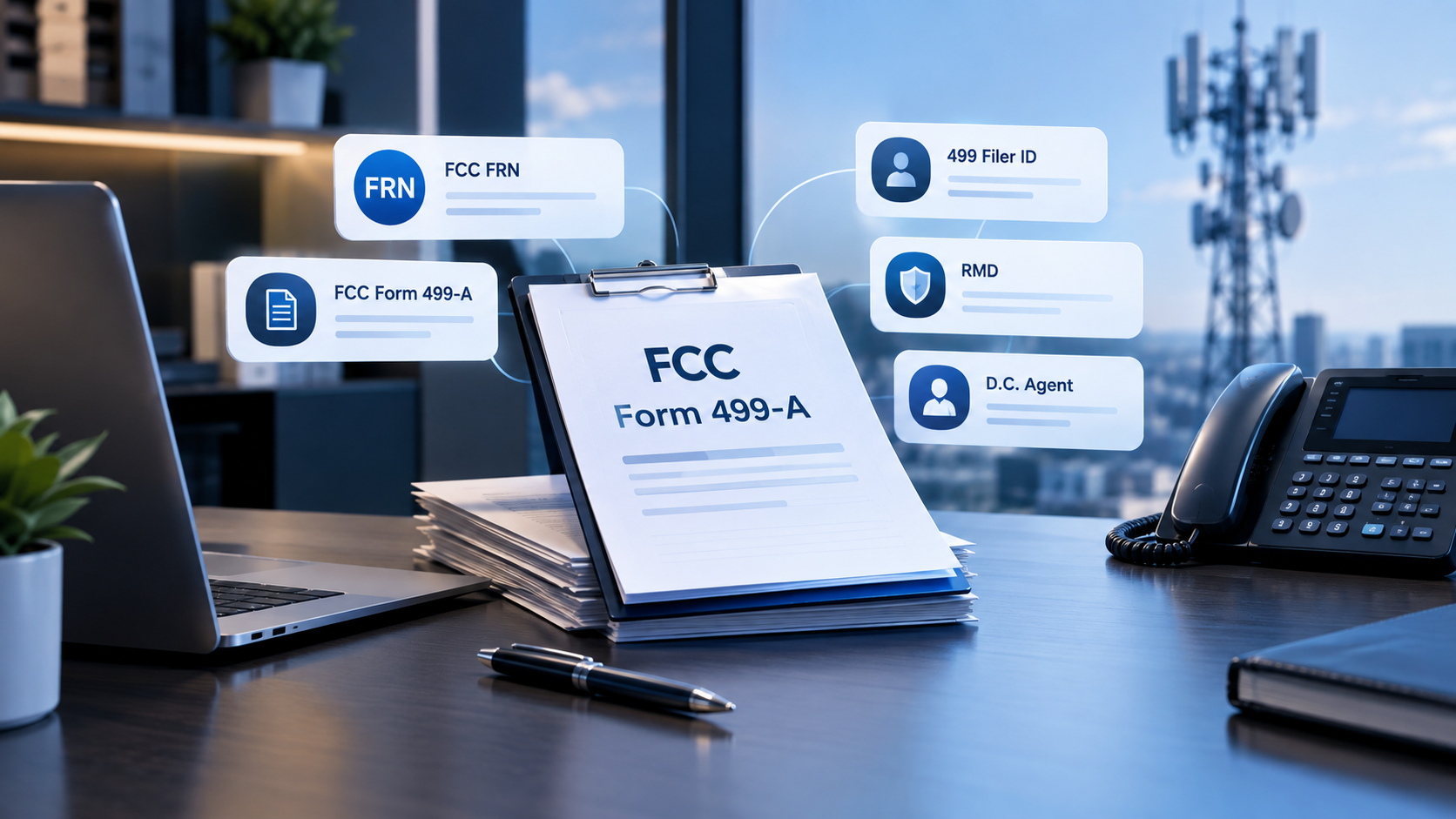 FCC Form 499-A Filer ID and RMD guide for VoIP providers